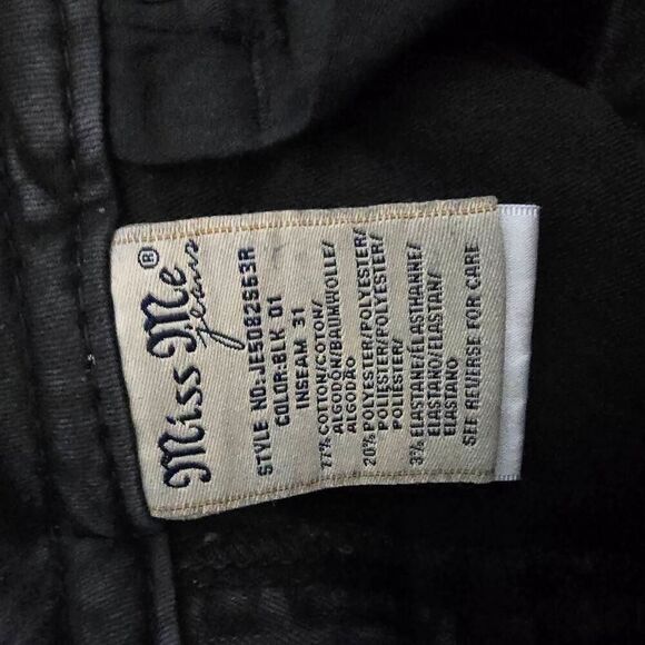 Miss Me Signature Skinny Black Embellished Jeans - Picture 5 of 5